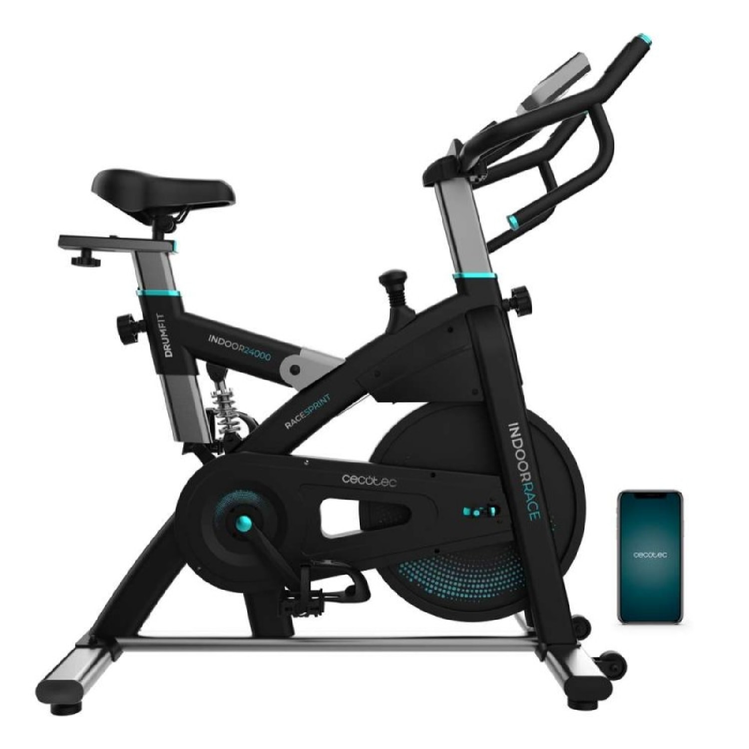 Cecotec Bicicleta indoor DrumFit Indoor 24000 Race Sprint Cecotec