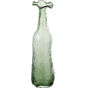 J-Line vase Eclosion - verre - vert - medium - 33 cm de hauteur