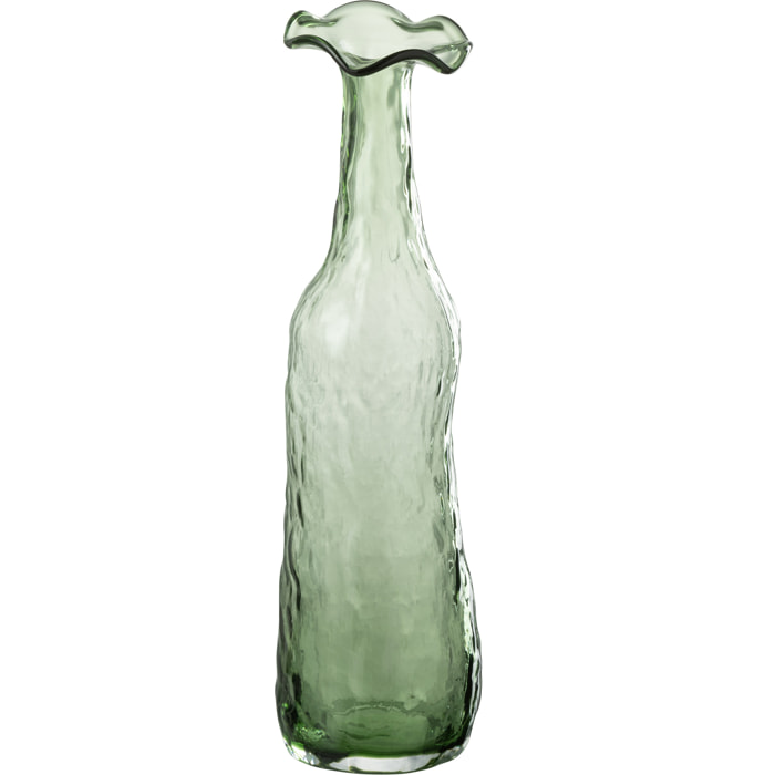 J-Line vase Eclosion - verre - vert - medium - 33 cm de hauteur