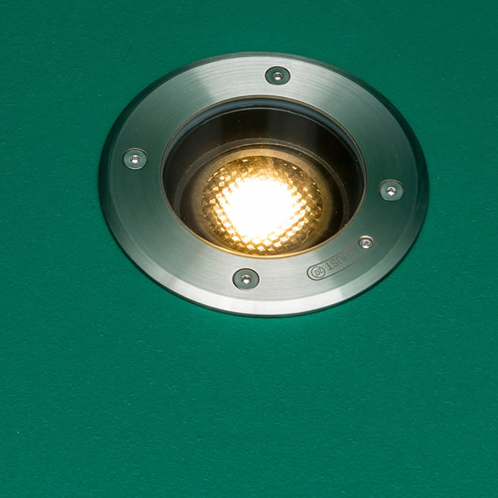 GEISER 80 GU10 lampe encastrable orientable gris