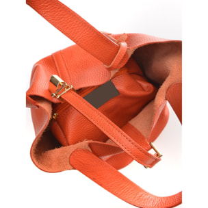 Borsa a mano Anna Luchini Arancio