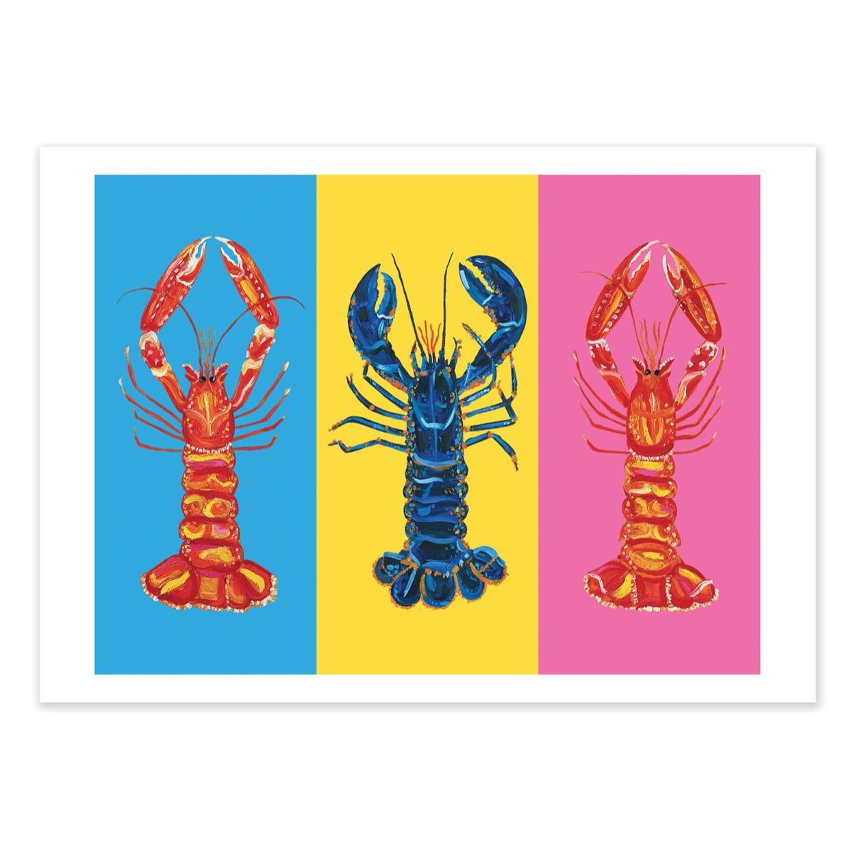 Wall Editions ArtPoster Lobster Love Pop art Alice Straker 50