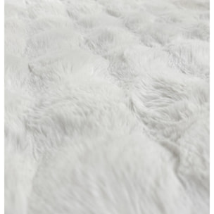 Tapis shaggy, faux uni sobre, poil long shaggy moelleux