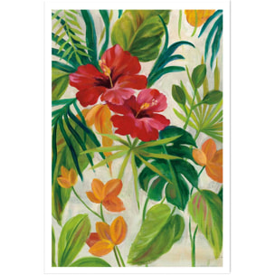 Poster Jardin tropical Affiche seule