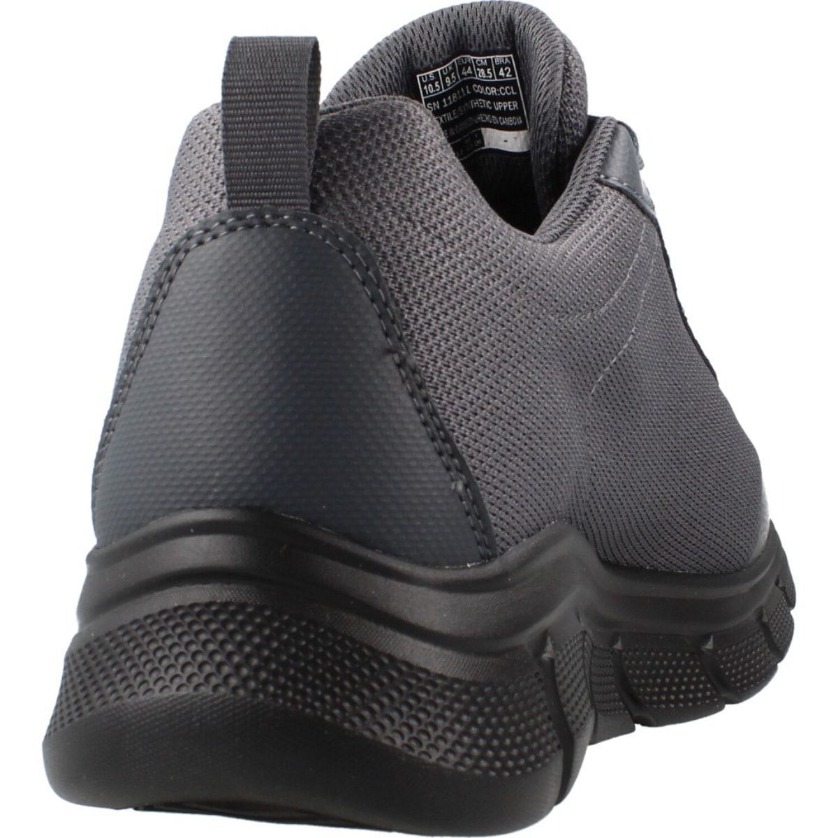Sneakers De  Hombre Bobs B Flex - Rainy Edge Gris