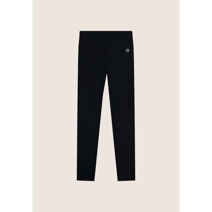 Leggings Vita Regular 7/8 in Jersey Coated Wet Effect