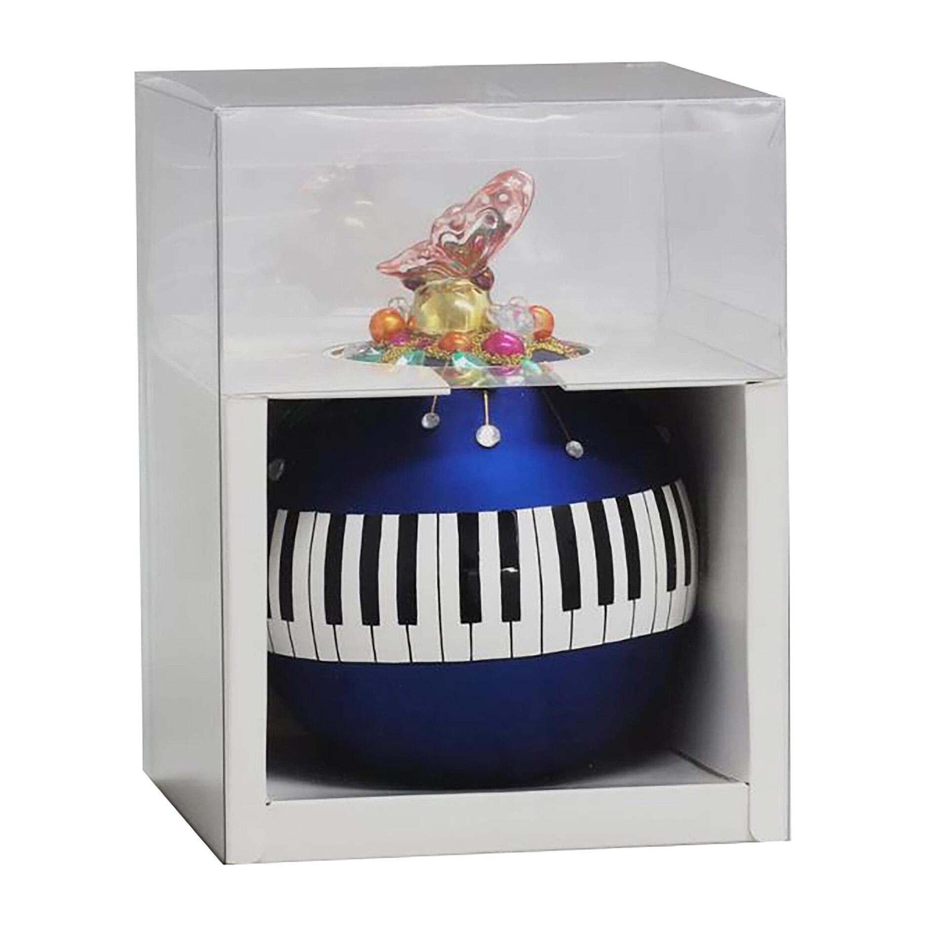 Sfera con decoro pianoforte - Pezzi 3 - BLU - Bianchi Dino SpA
