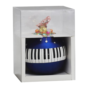 Sfera con decoro pianoforte - Pezzi 3 - BLU - Bianchi Dino SpA