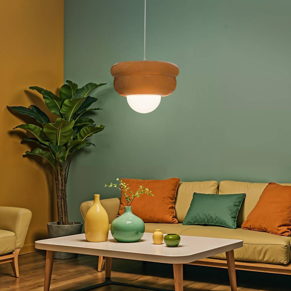 Suspension Patty orange D28cm