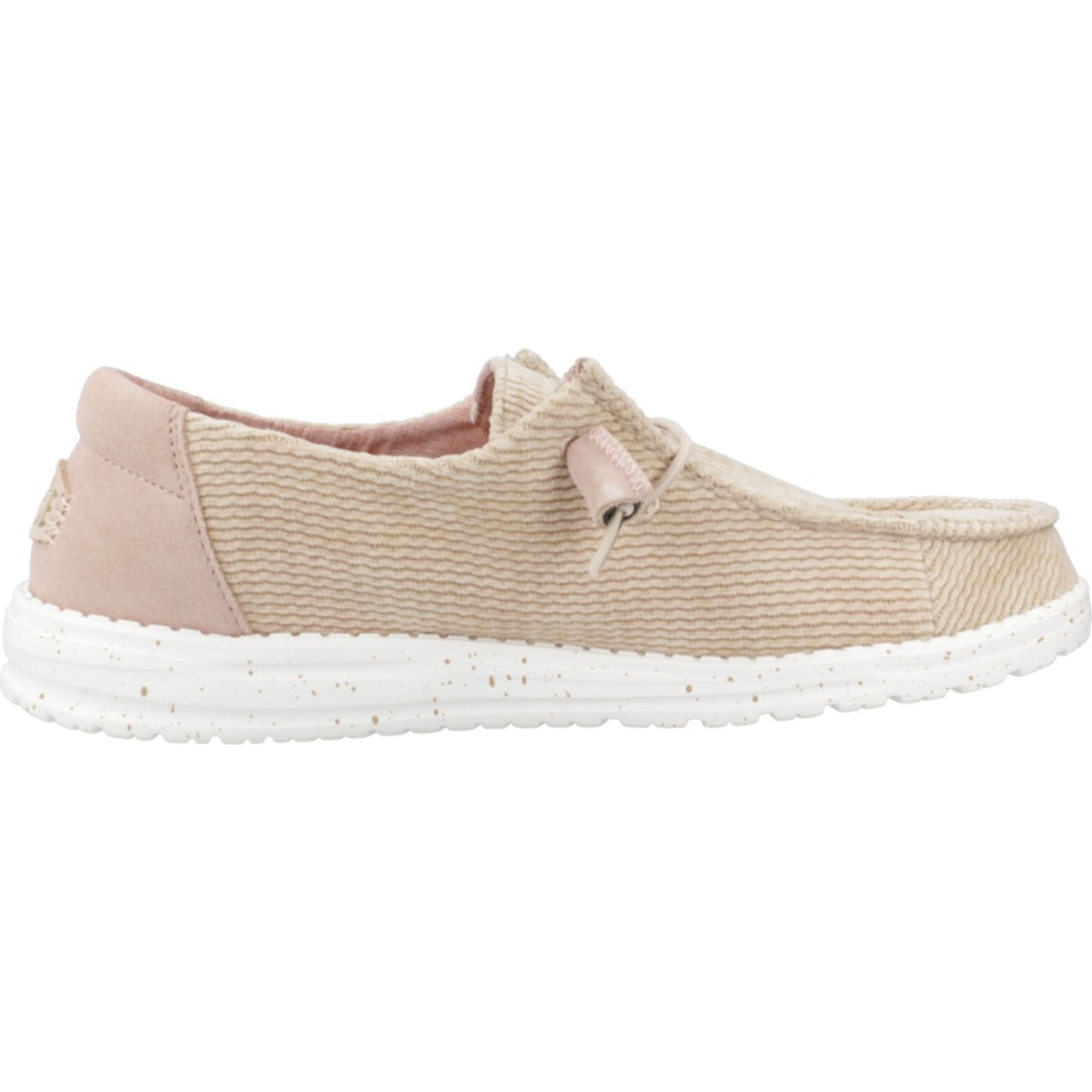 Zapatos Casual Mujer de la marca HEY DUDE  modelo WAVE CORDUROY Nude