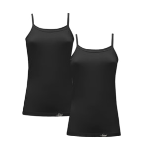 Canotta Intima Donna Spalla Stretta Liabel Conf 2pz, Art. AZ2530N Nero S/M