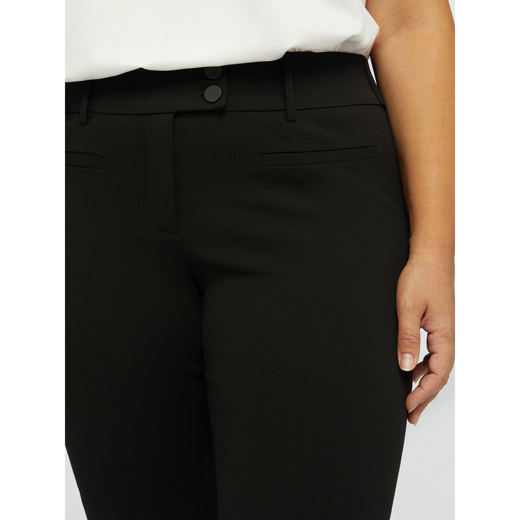 Fiorella Rubino - Pantalones kick flare - Negro