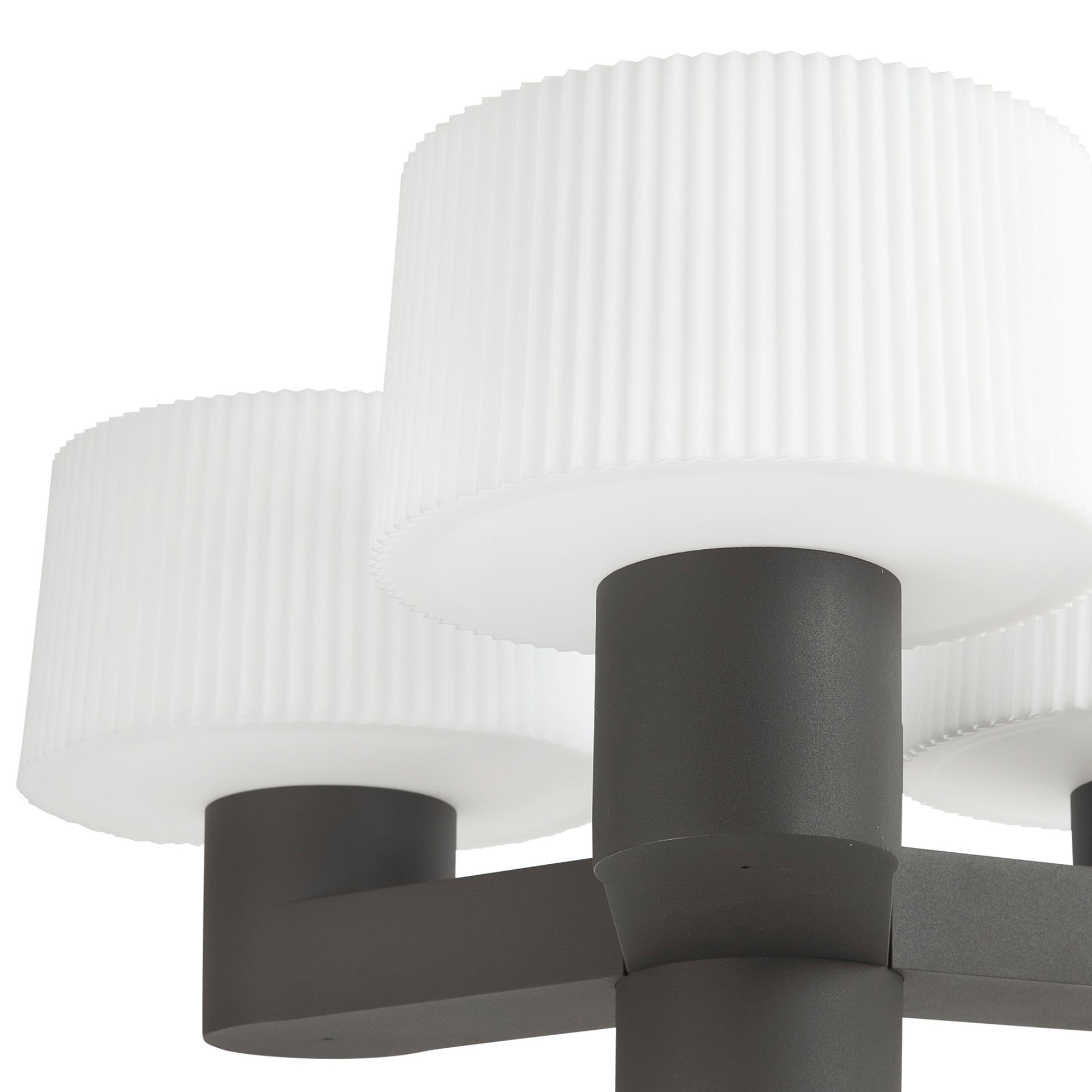 MUFFIN Lampadaire extérieure gris foncé 3XE27