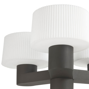 MUFFIN Lampadaire extérieure gris foncé 3XE27