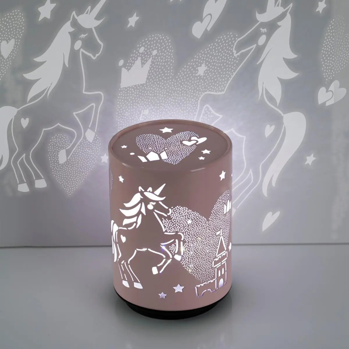 Veilleuse à pile push trendy H.13cm métal