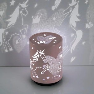 Veilleuse à pile push trendy H.13cm métal