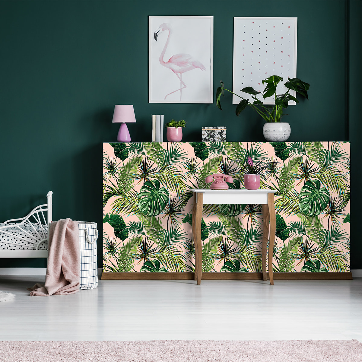 Sticker meuble tropical chonticha 60 x 90 cm