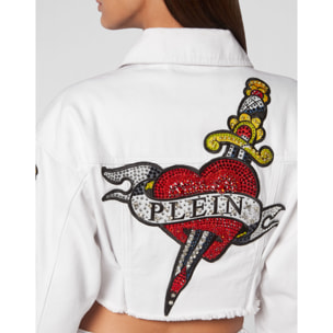 PHILIPP PLEIN Chaqueta vaquera LOVE
