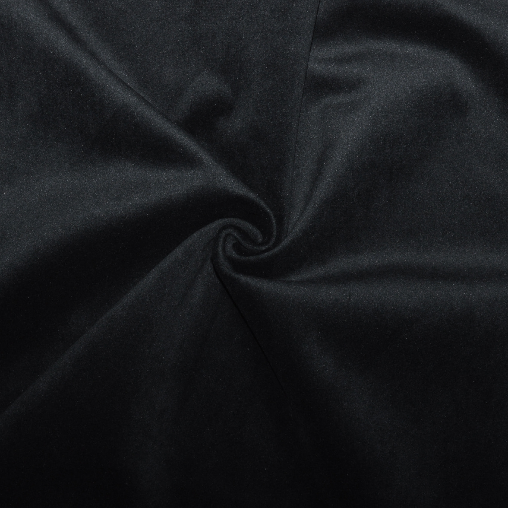 Tissu en velours doublé polaire - Noir