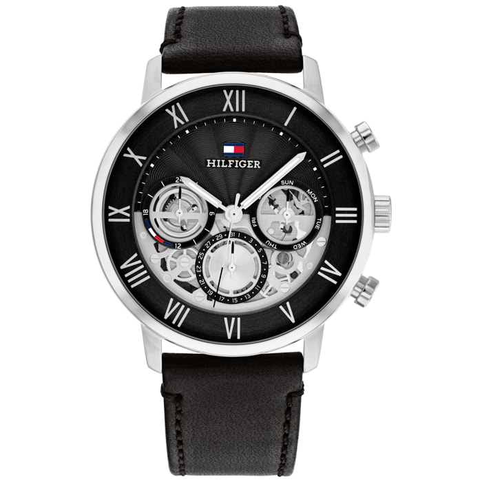 Reloj Tommy Hilfiger 1710565 Hombre Analogico Cuarzo con Correa de Cuero