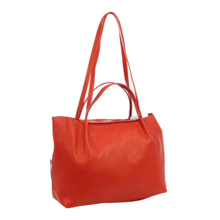 Battaglia Bolso tote Mujer. Piel auténtica Dollaro.