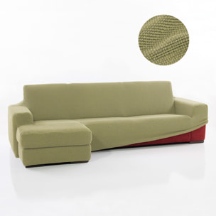 Funda para Chaise Longue izquierdo (visto de frente) brazo largo SÚPER ELÁSTICA modelo HELENA