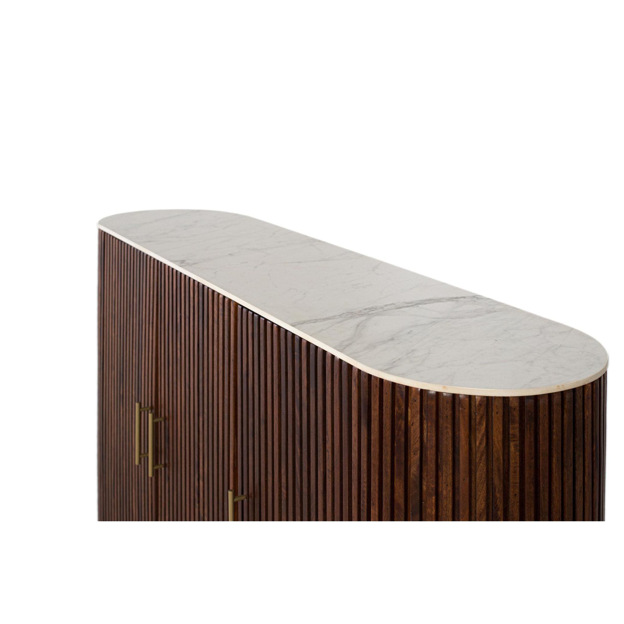 Aparador de Madera de Mango Estilo Art Déco Contemporáneo