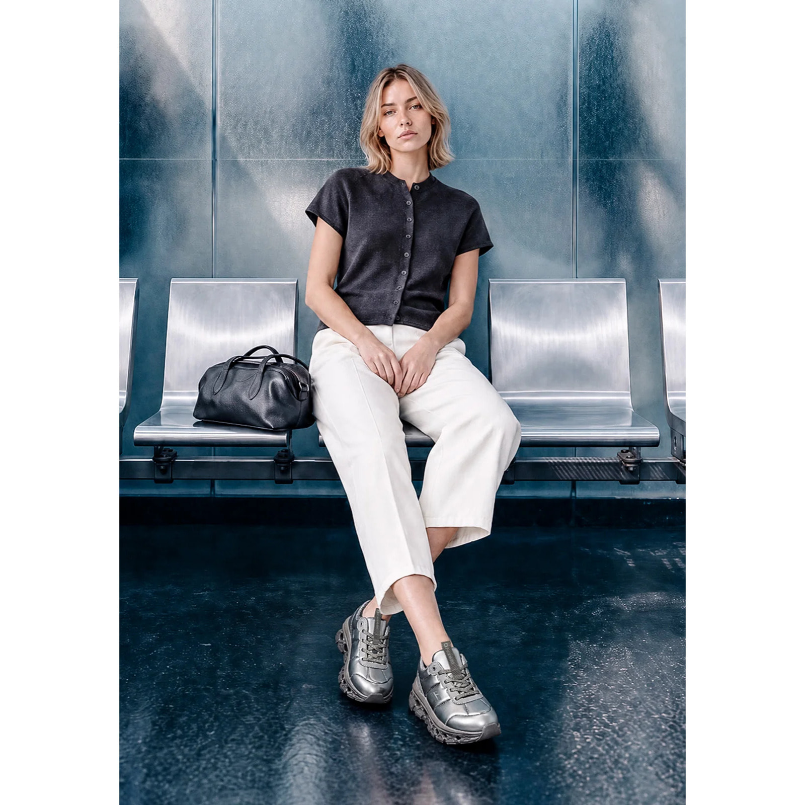 Zapatillas de Mujer Aero Bomb en Gris D.Franklin