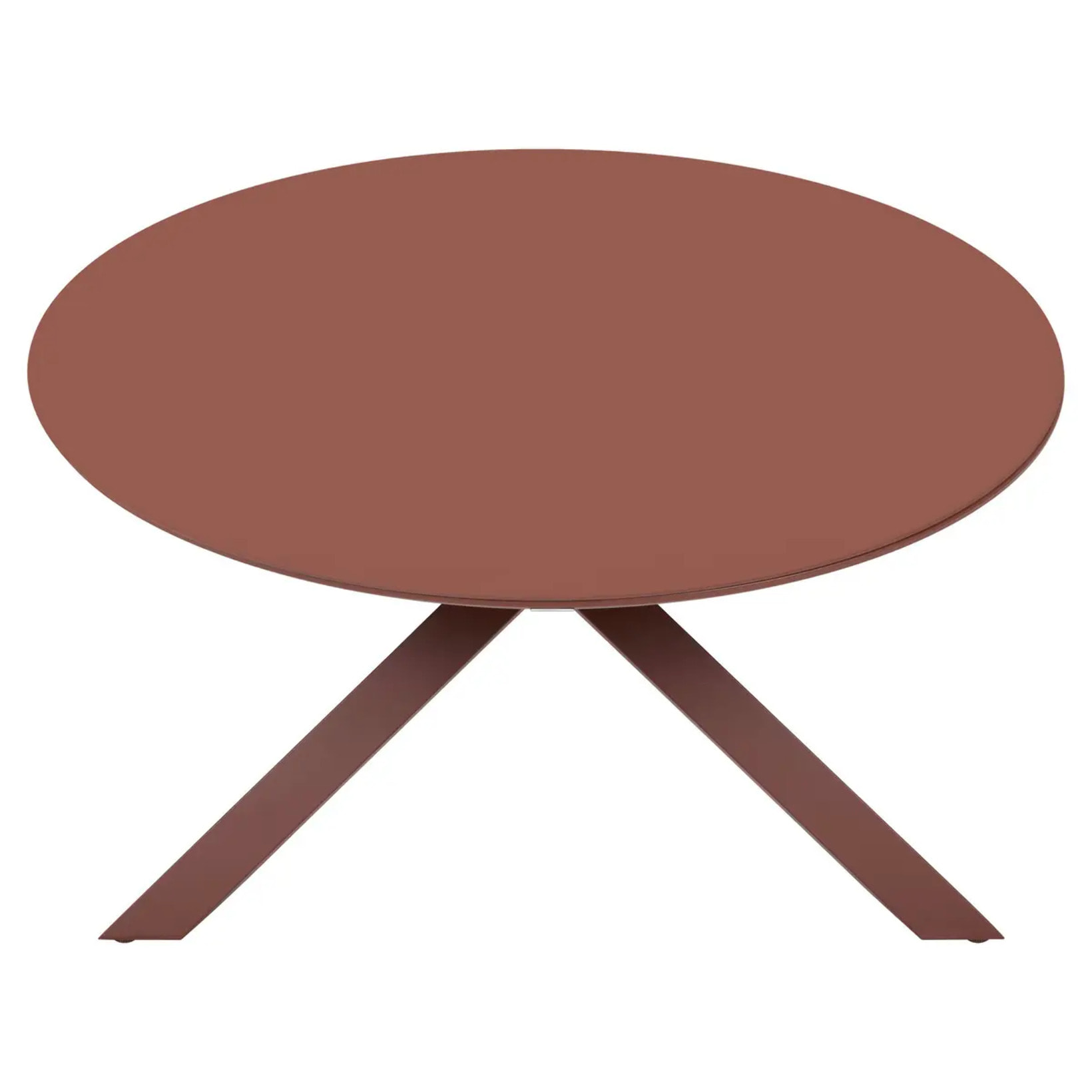 Table de jardin 6 places Oryon D130cm acajou