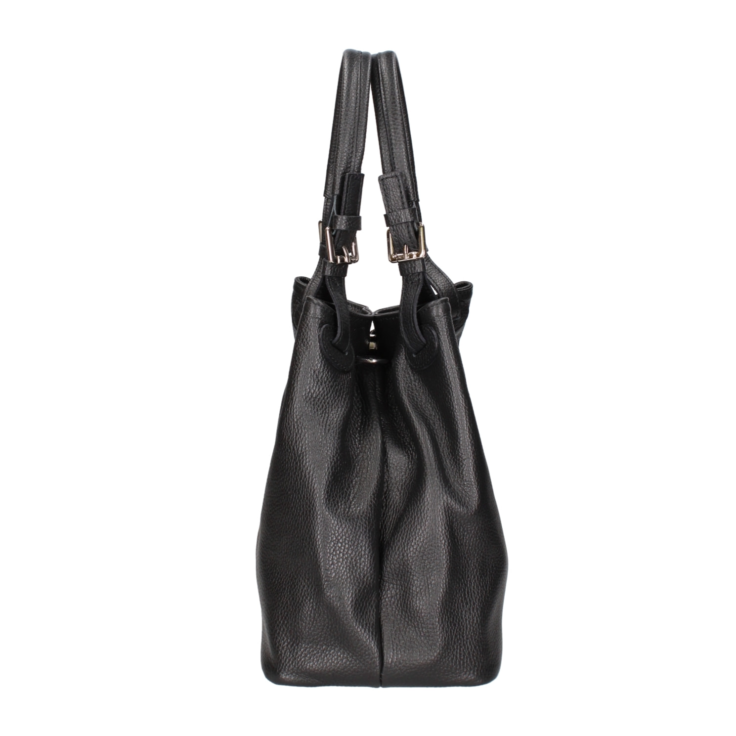 Borsa a spalla da donna In Vera pelle Made in Italy 29x32x17 cm