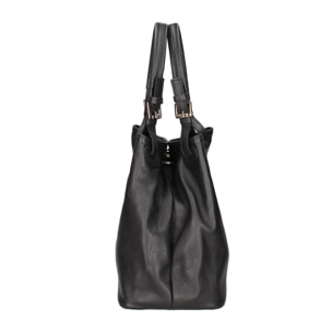 Borsa a spalla da donna In Vera pelle Made in Italy 29x32x17 cm