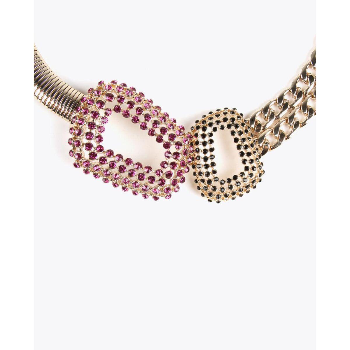 collana girocollo, gioielli a catena combinata a due pezzi