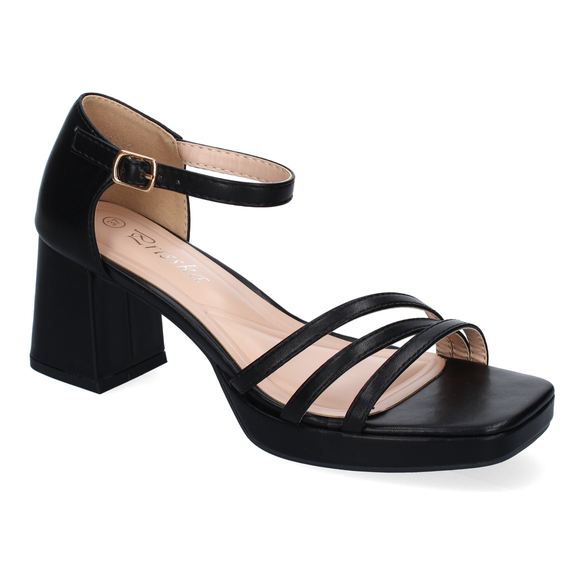 Sandalias de Tacón para Mujer, Comodas y Elegantes, Diseño Moderno con Tiras en la Pala
