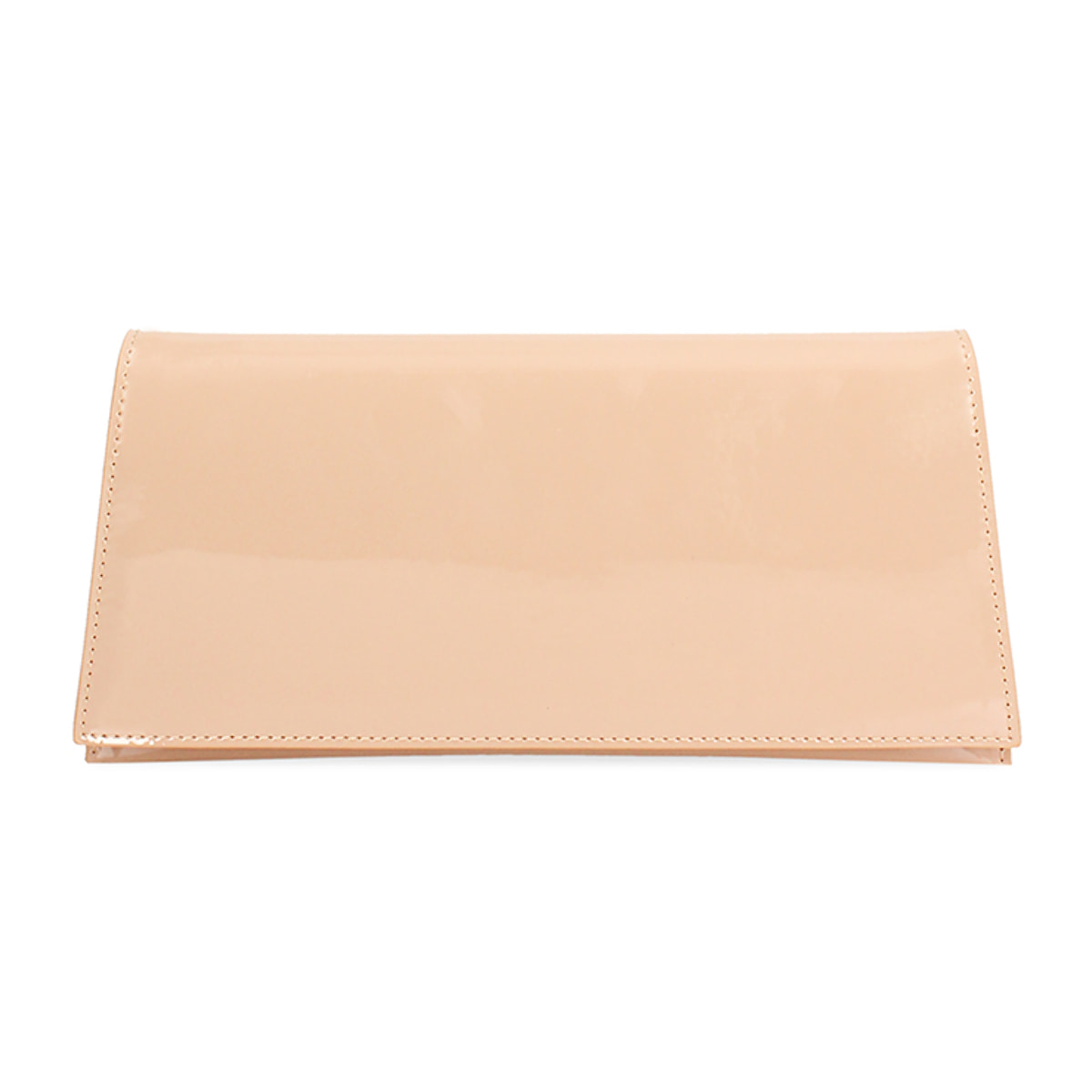 Pochette donna nude in vernice