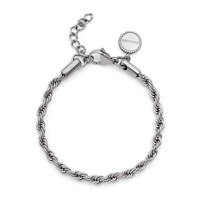 Pulsera Big Cord Acero