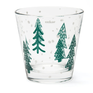 Set de 6 Verres Excelsa - Green Winter, Verre Vert