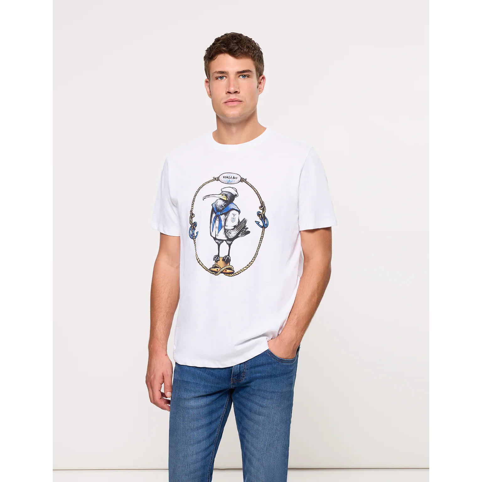 Camiseta Manga Corta Blanca - Cormor
