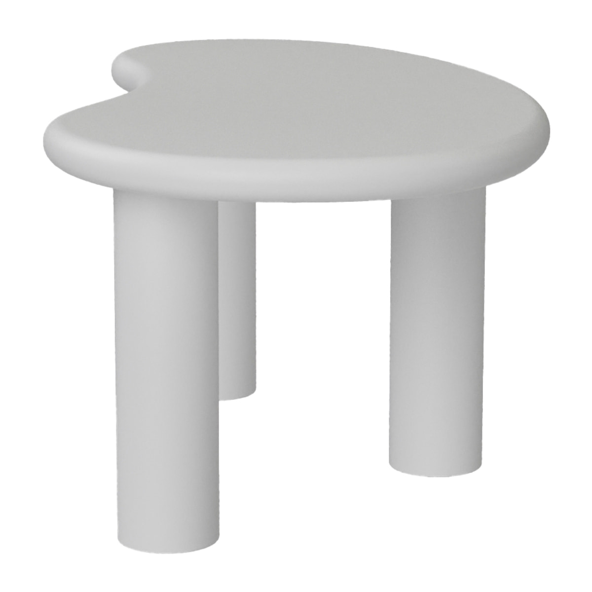 Hibiscus – Table basse design en magnésie blanche