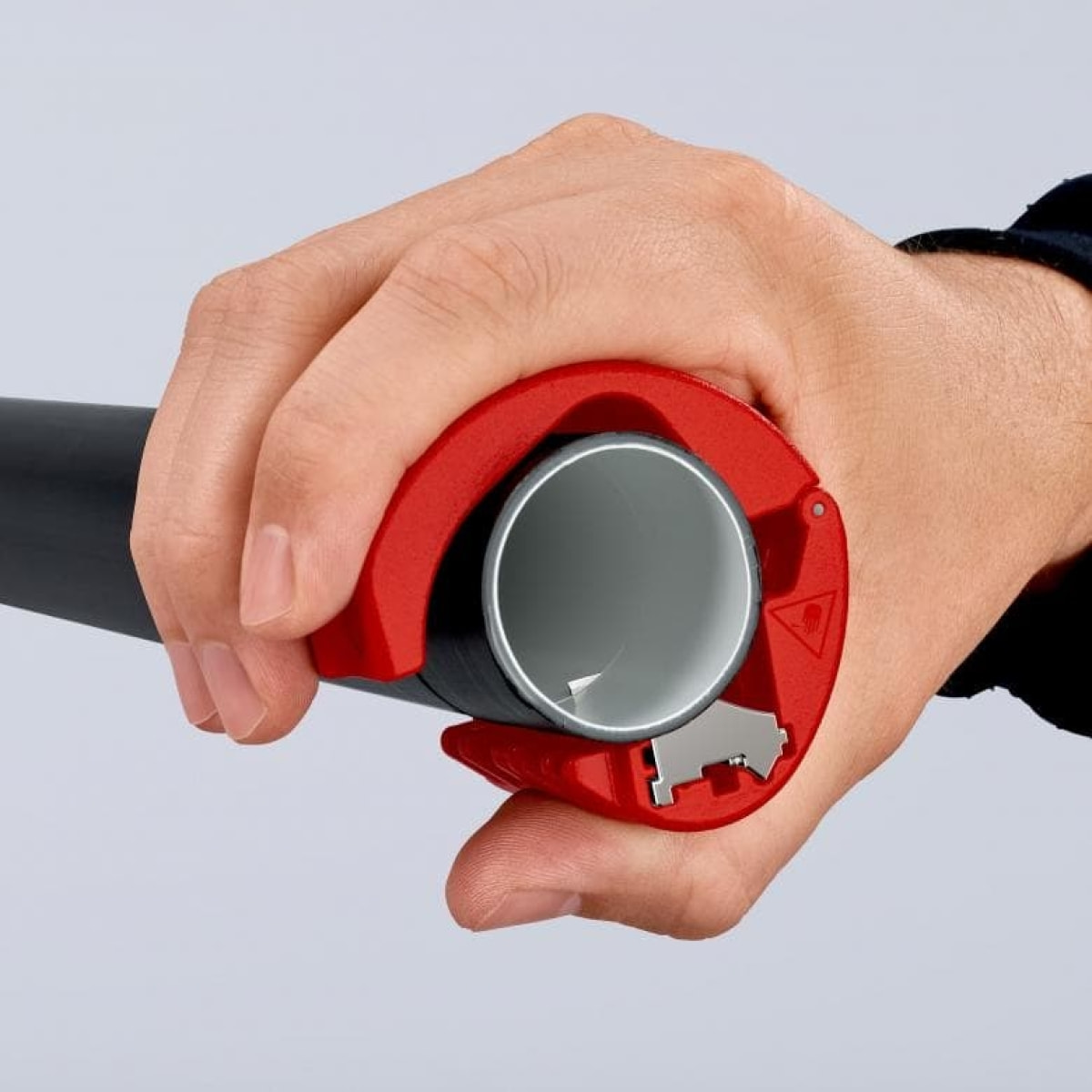 Coupe-tube pour les tubes en plastique de Ø 20 à 50 mm KNIPEX BiX - 90 22 10 BK
