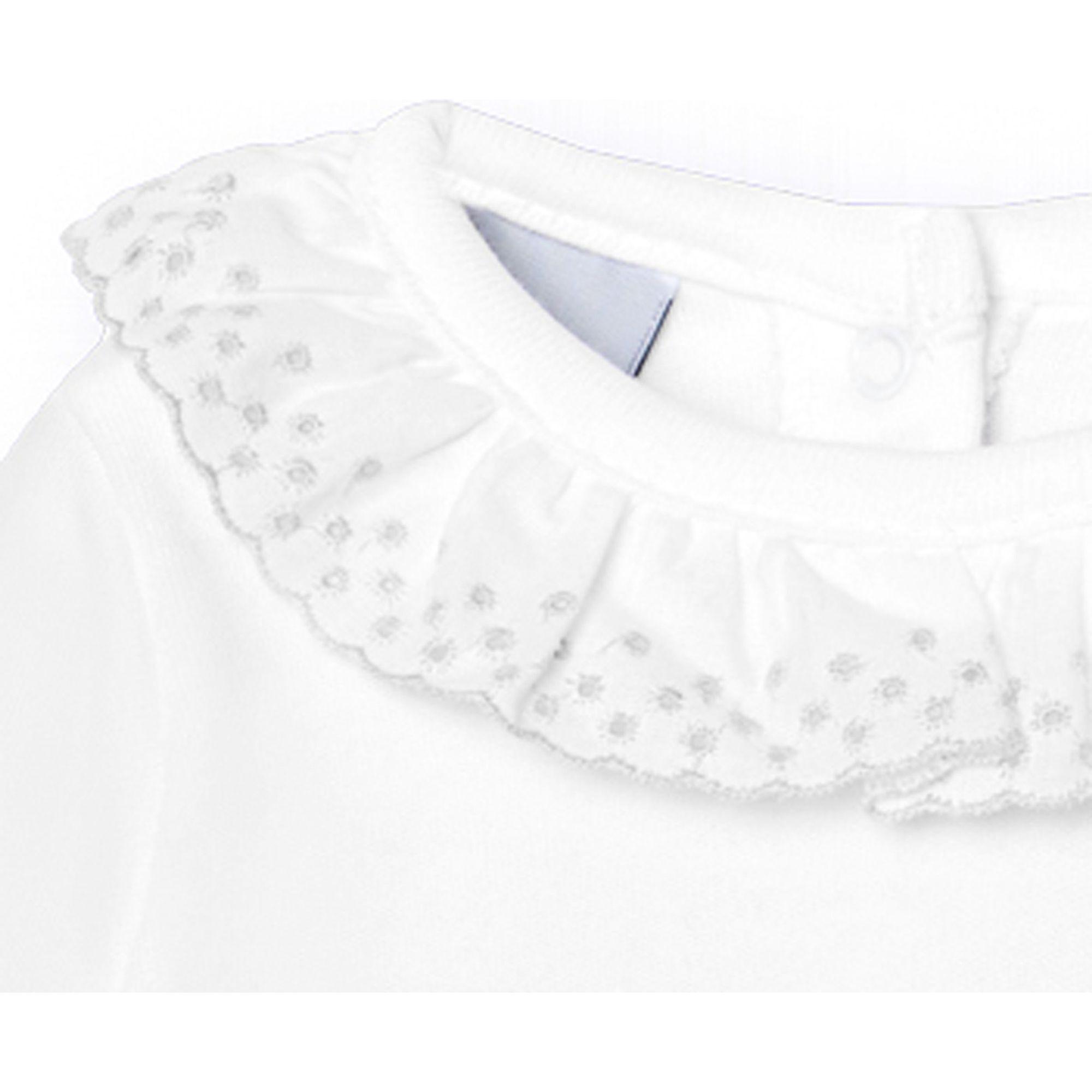 Body bebé manga larga cuello batista