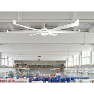 Ventilador de Techo ø236 cm con Wifi Reversible Hypersilence BIGCOOL WHITE KLASSFAN