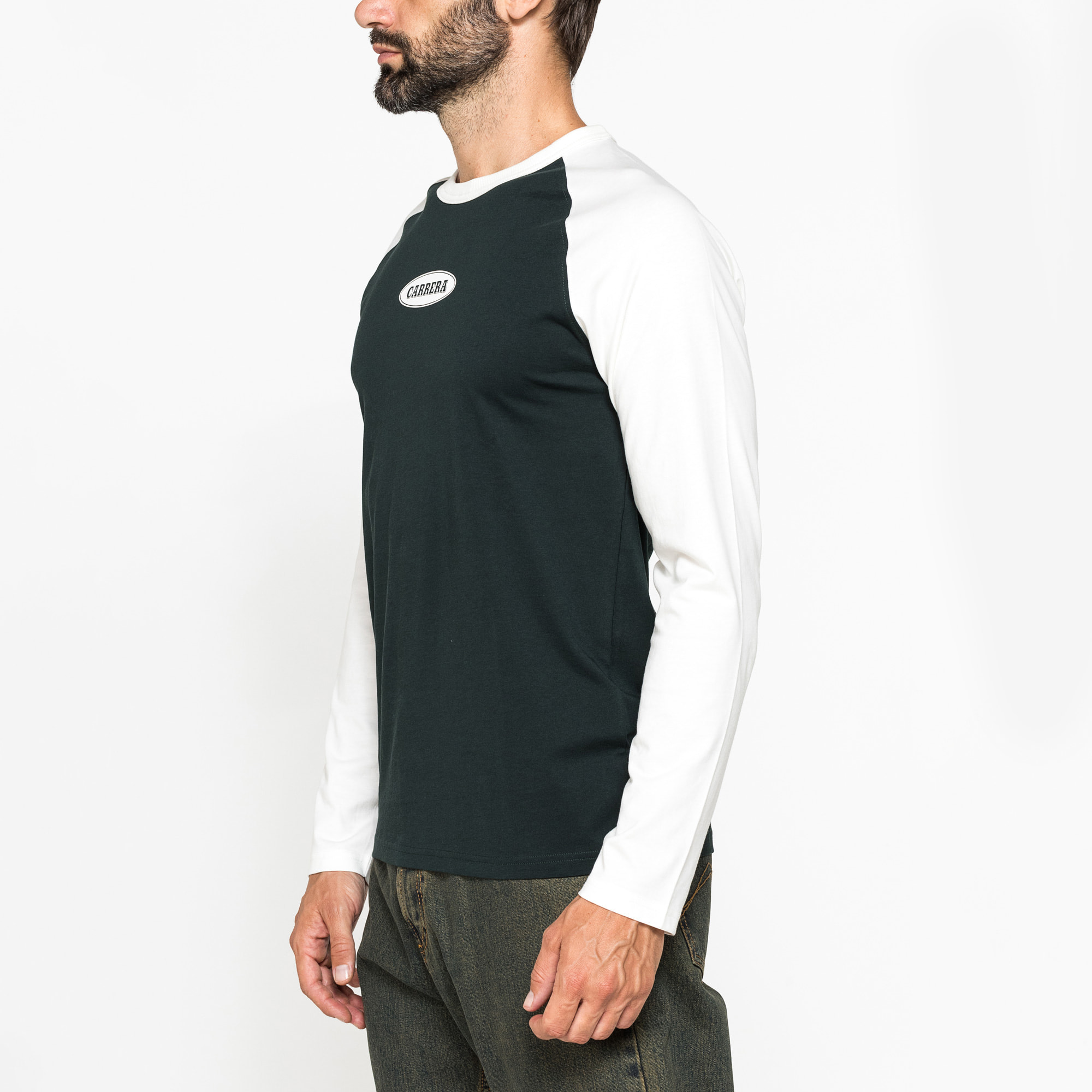 MAGLIETTA A MANICHE LUNGHE RAGLAN TEE COLLEZIONE CARRERA THE BLUE AGE REPLICA