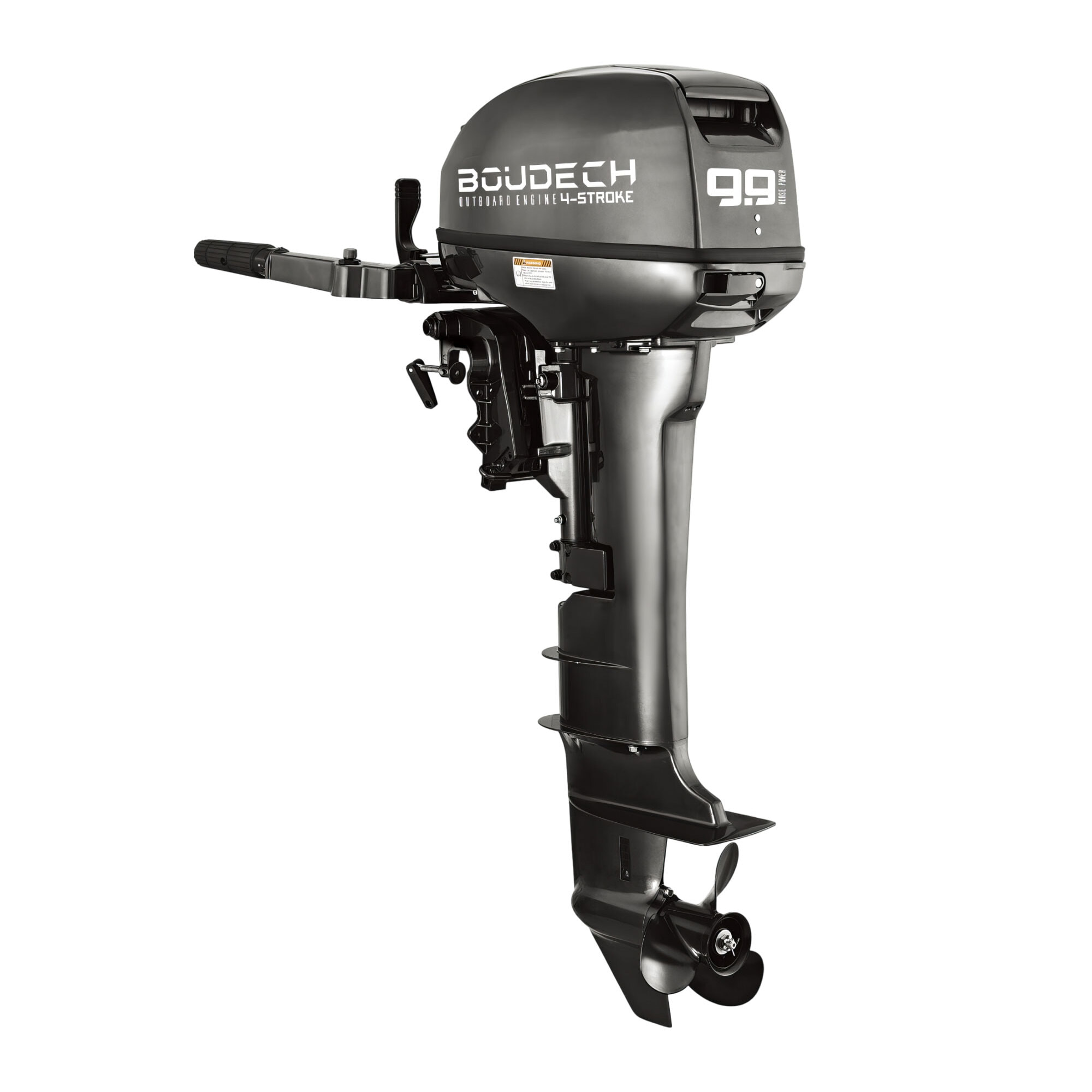 Kundan - Motore Marino Fuoribordo a Benzina 4 Tempi 246cc 9.9 Hp Gambo Lungo per Gommoni Barche da Pesca