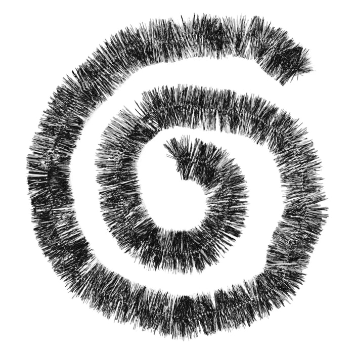 Guirlande de noël large bord festonné gris 75x4x2m