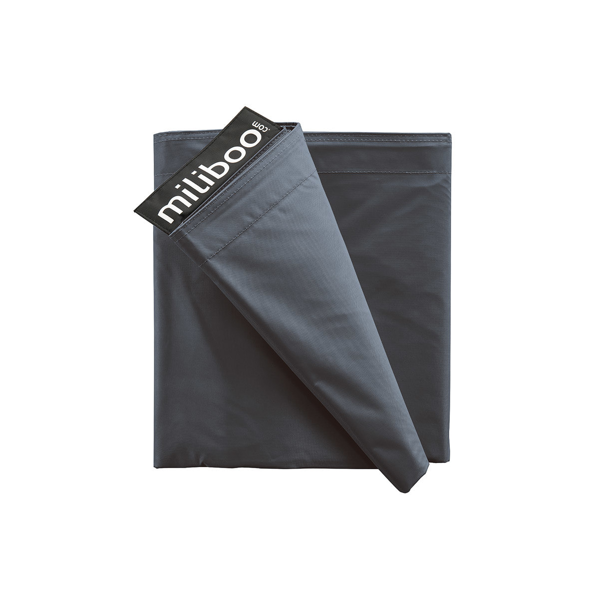 Housse de pouf géant grise BIG MILIBAG