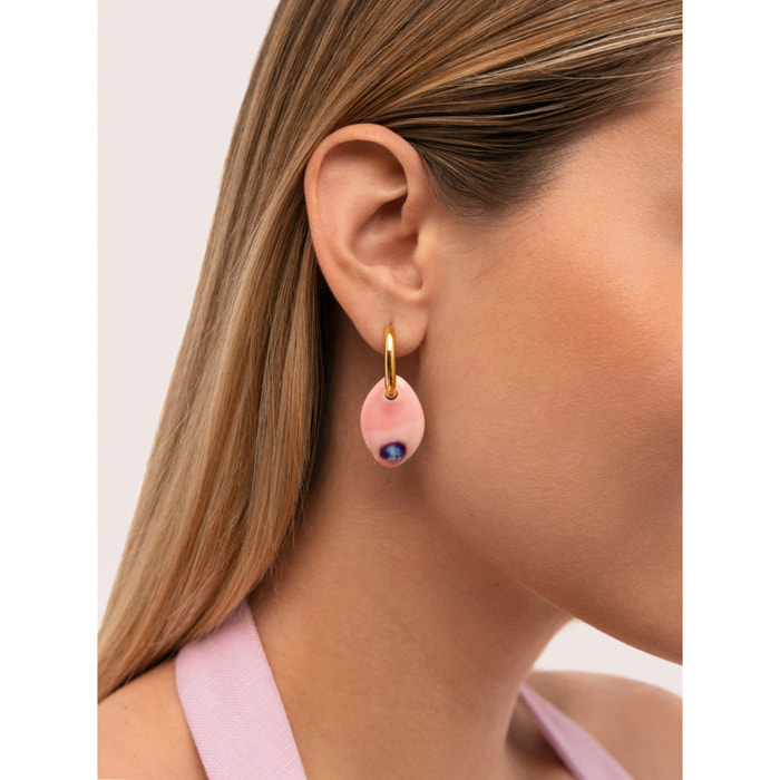 Orecchini Mayari  Acciao Placcato Oro