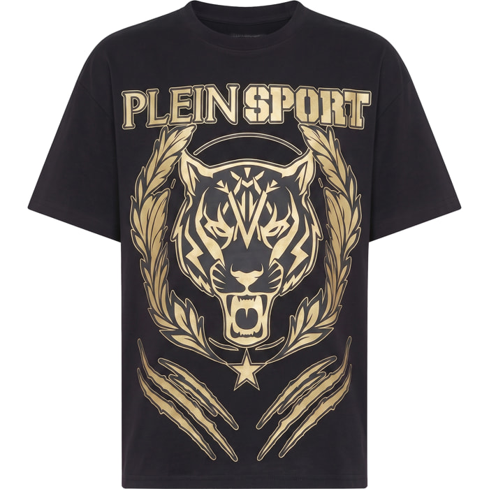 PLEIN SPORT Camiseta de cuello redondo y manga corta TIGER