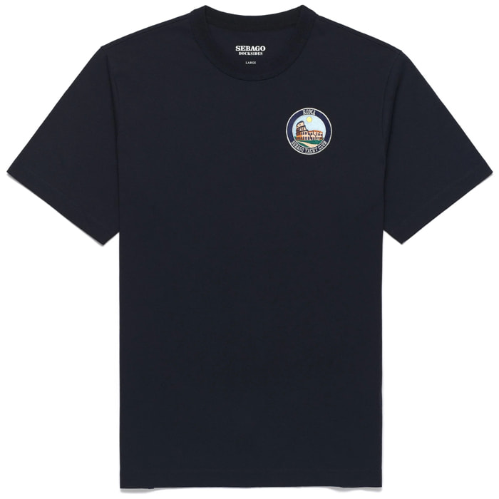 T-Shirts & Top Sebago Uomo Donna Blu ICICLEHITCH ROMA