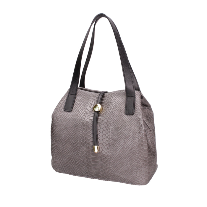 Borsa a mano da Donna Clarissa in Vera Pelle Made in Italy 26x32x15 cm