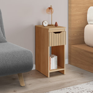 Tables de chevet Faustine avec 1 tiroir - lot de 2